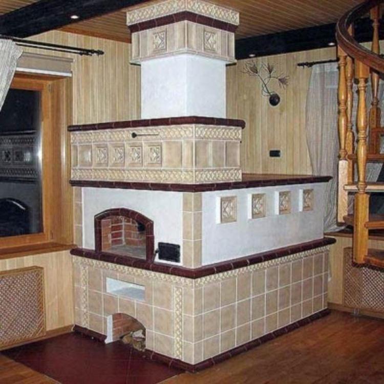 печь в деревянном доме фото 7